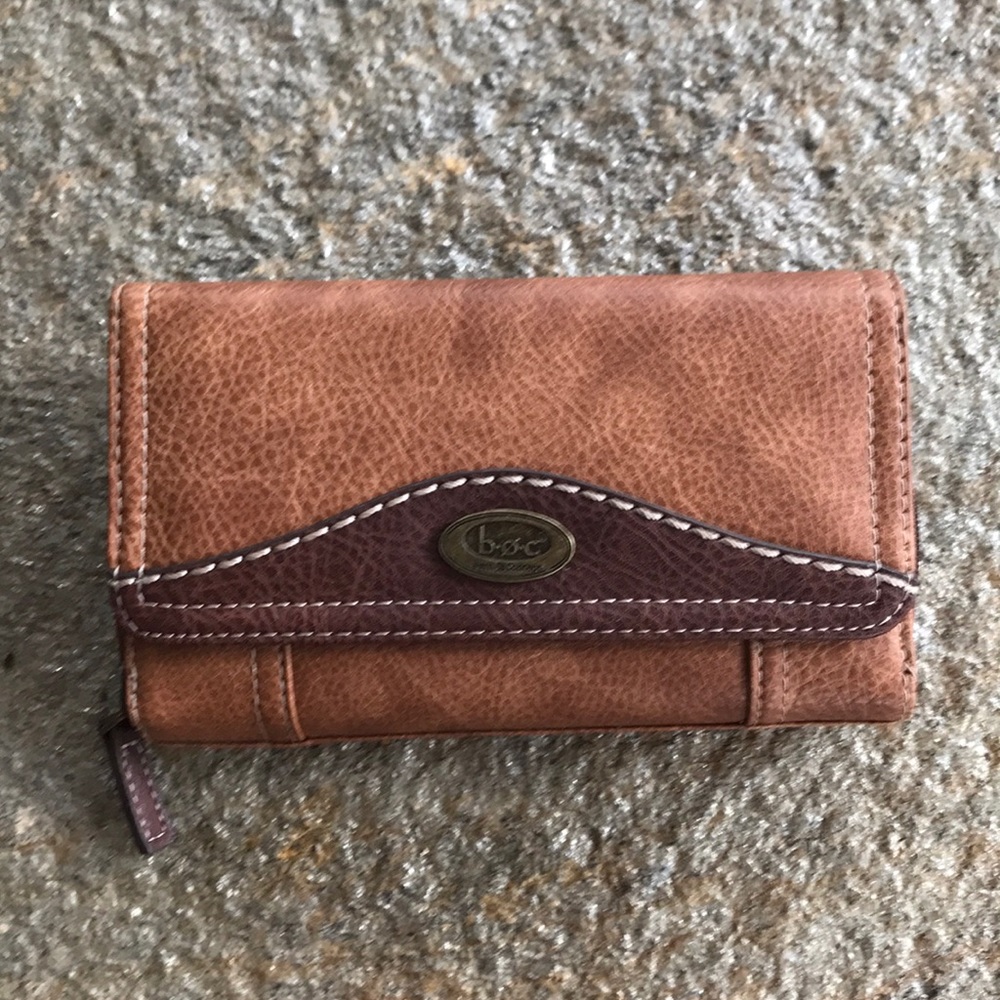 B.O.C brown leather wallet